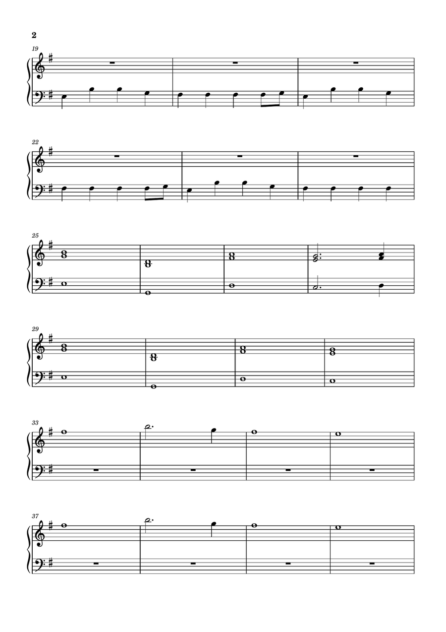 In The End In The End Easy Piano scores gallery preview page 2