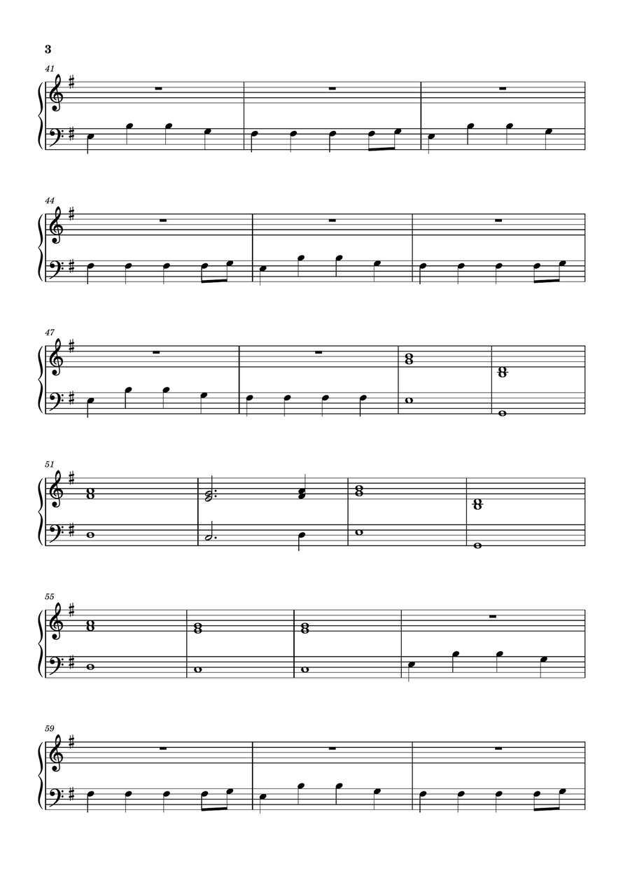 In The End In The End Easy Piano scores gallery preview page 3