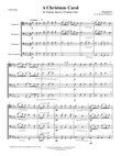 A Christmas Carol for Trombone Quartet Ensemble