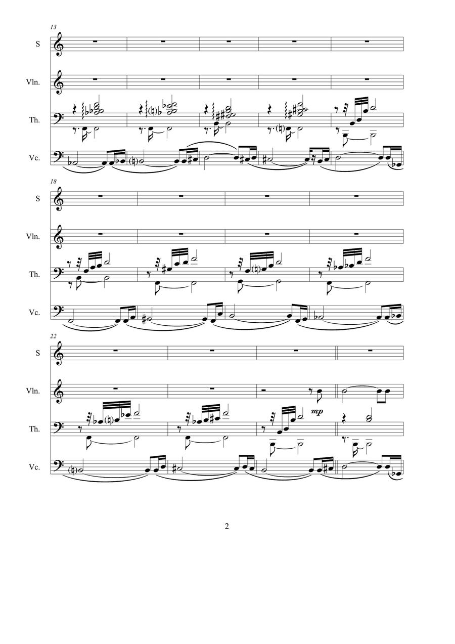 Requiescat (2024) Small Ensemble scores gallery preview page 4