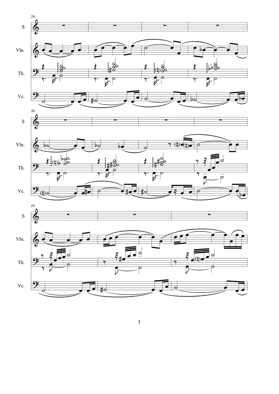 Requiescat (2024) Small Ensemble scores gallery preview page 5
