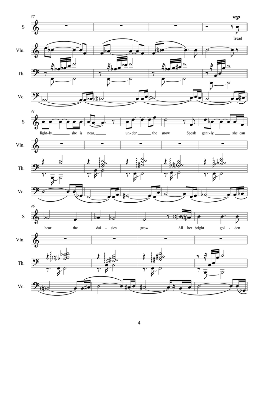 Requiescat (2024) Small Ensemble scores gallery preview page 6