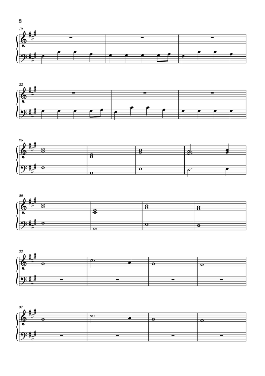 In The End In The End Easy Piano scores gallery preview page 2