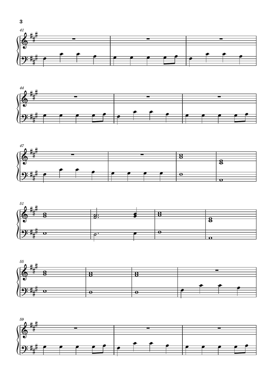 In The End In The End Easy Piano scores gallery preview page 3