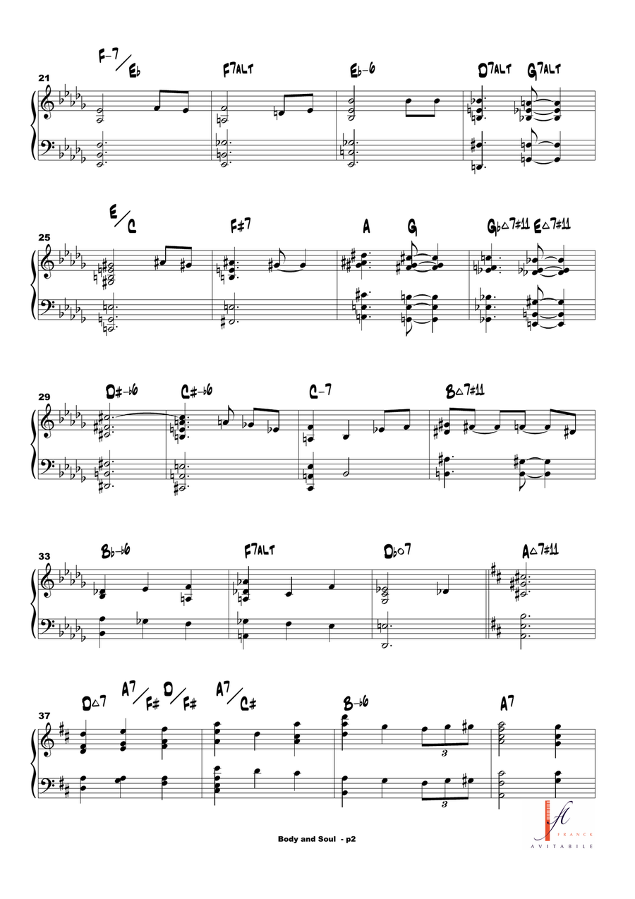 Body and Soul Body and Soul Piano Method scores gallery preview page 2