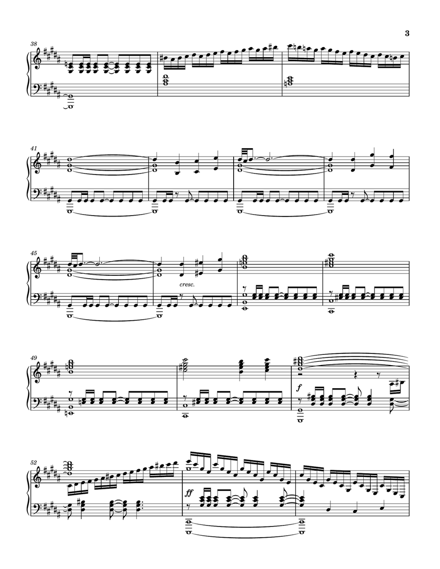 No. 15 in g-sharp minor No. 15 in g-sharp minor Piano Solo scores gallery preview page 3