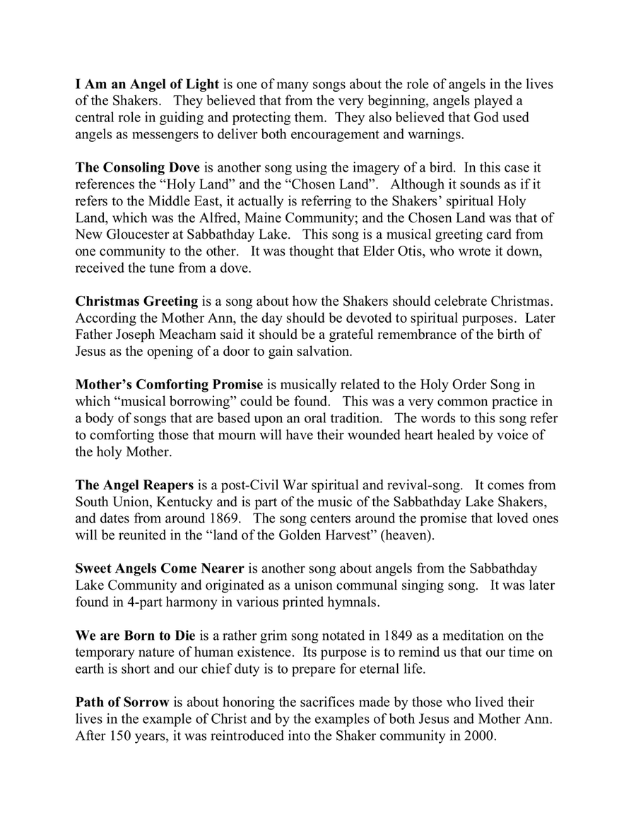 Shaker Hymns for the Small Harp Celtic Harp scores gallery preview page 6