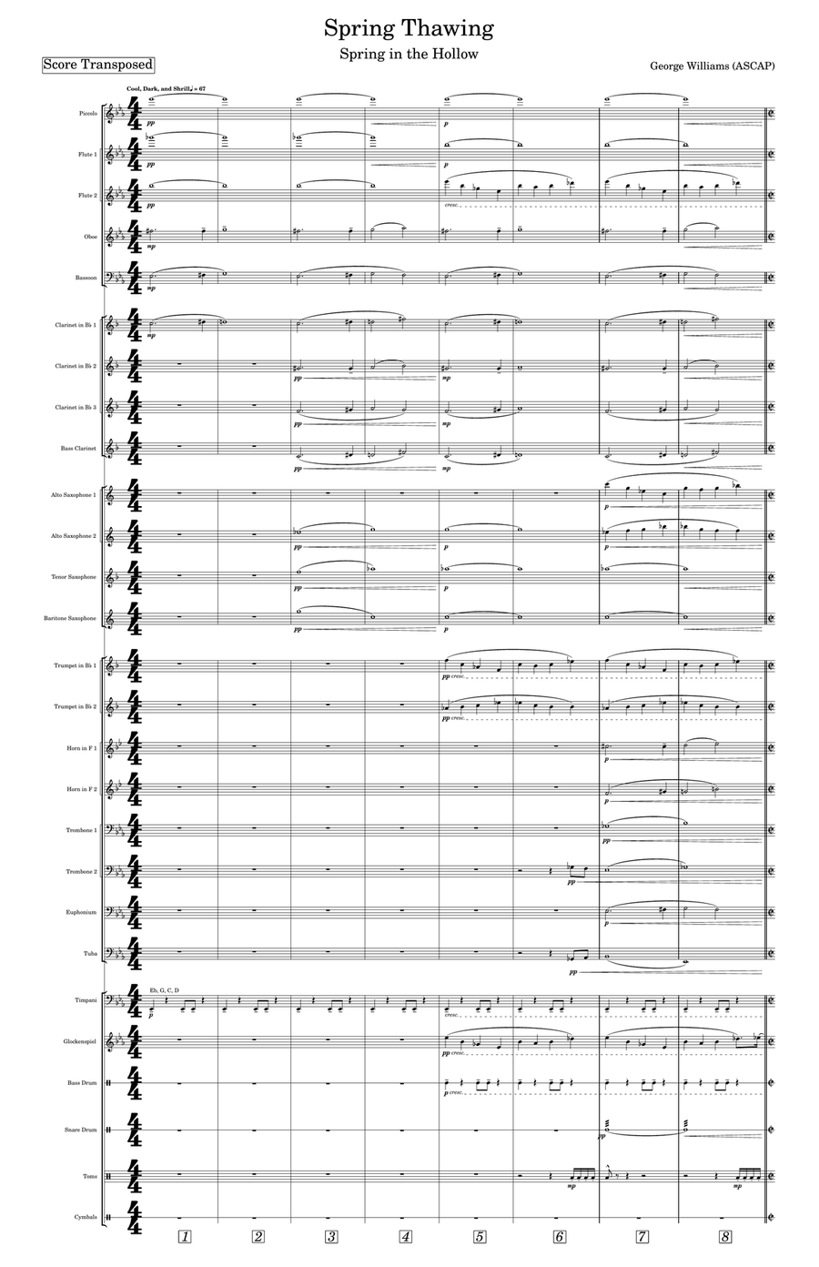 Spring Thawing Spring Thawing Concert Band scores gallery preview page 3