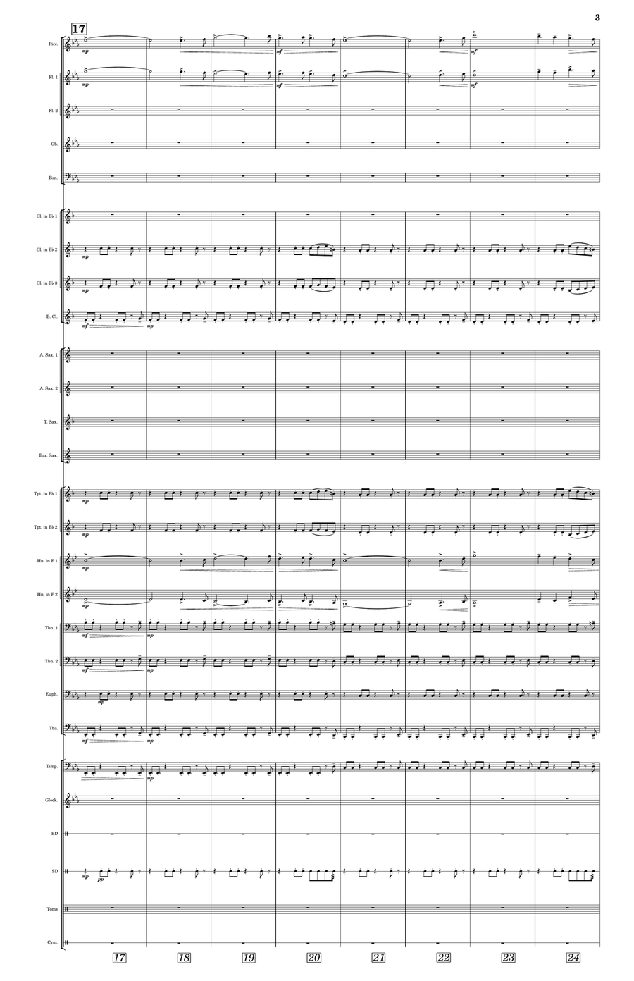 Spring Thawing Spring Thawing Concert Band scores gallery preview page 5