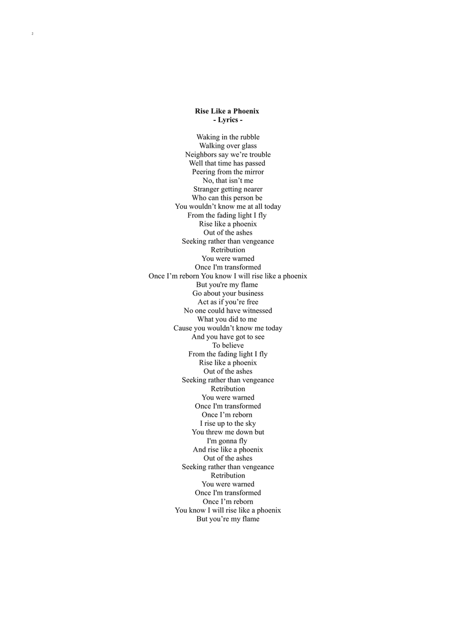 Rise Like A Phoenix Rise Like A Phoenix Full Orchestra scores gallery preview page 2