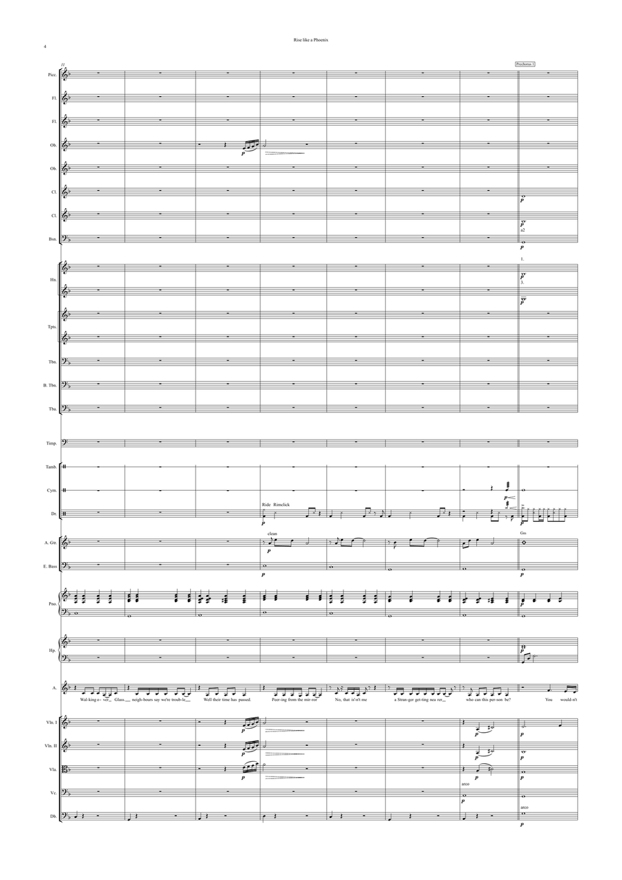 Rise Like A Phoenix Rise Like A Phoenix Full Orchestra scores gallery preview page 4