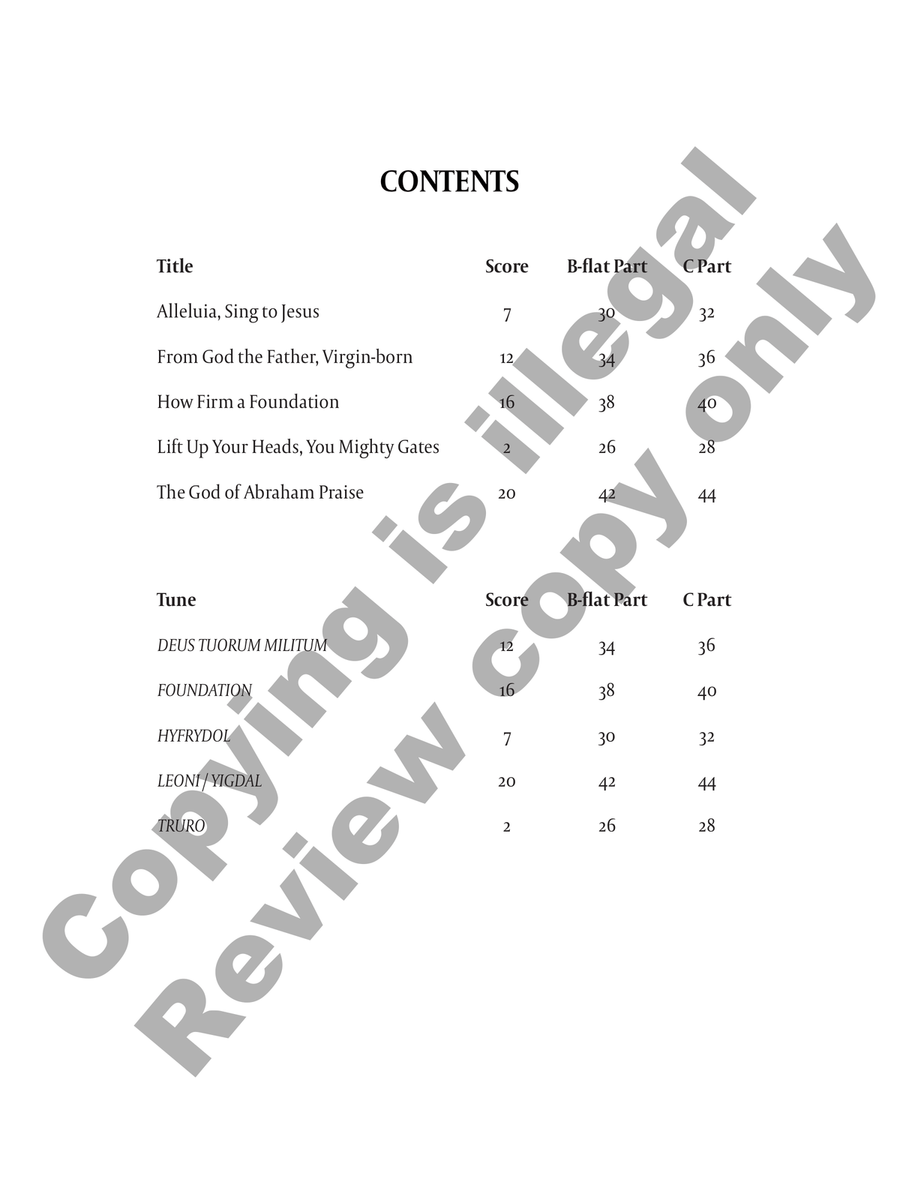 Lift Up Your Heads Lift Up Your Heads C Trumpet scores gallery preview page 2