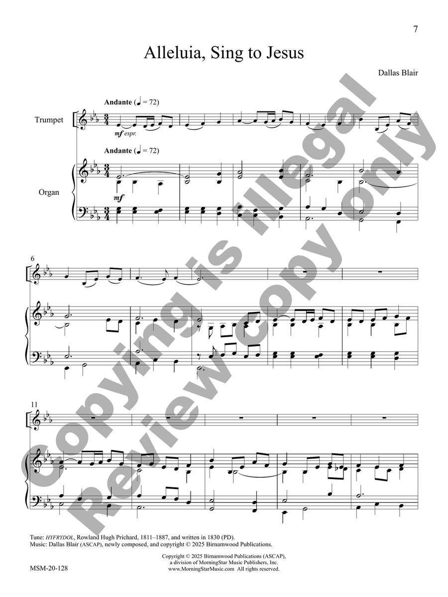 Lift Up Your Heads Lift Up Your Heads C Trumpet scores gallery preview page 5