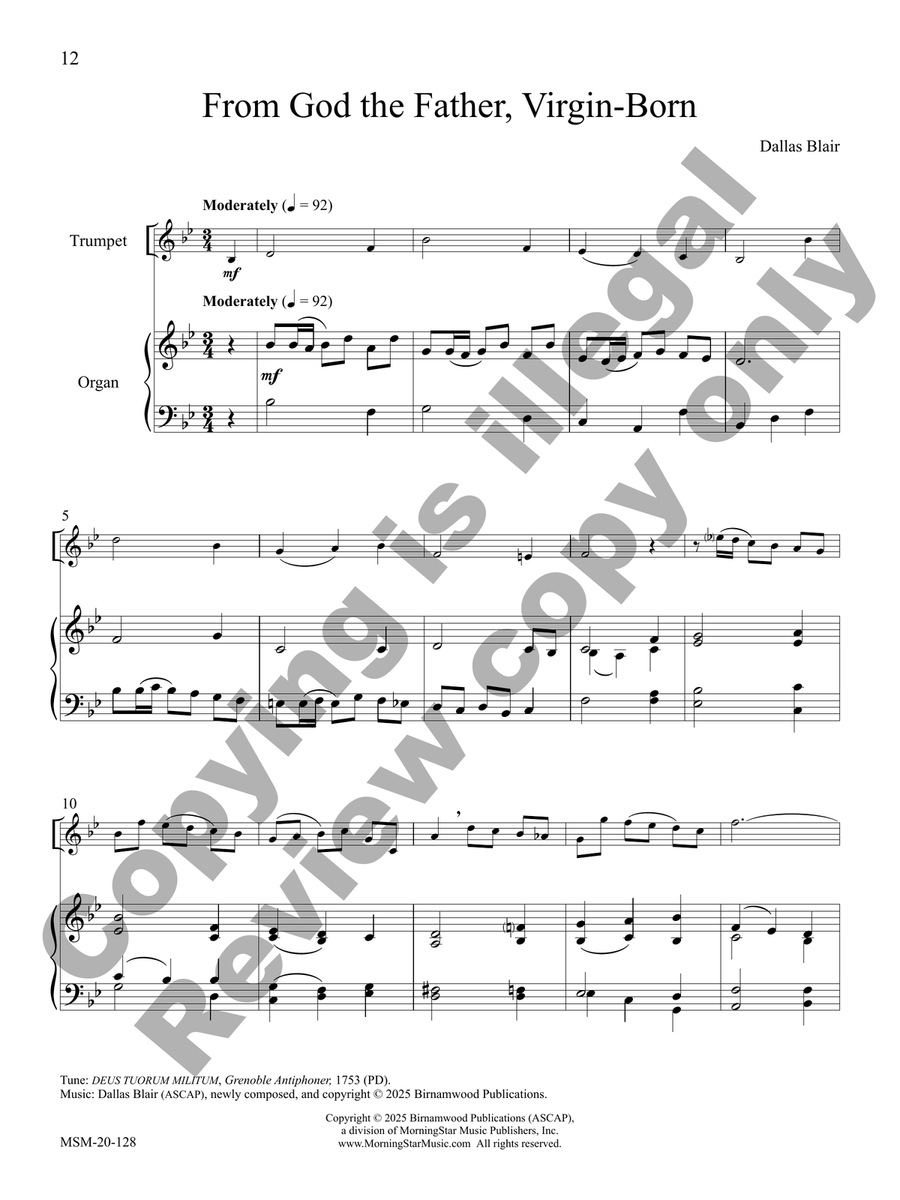 Lift Up Your Heads Lift Up Your Heads C Trumpet scores gallery preview page 7