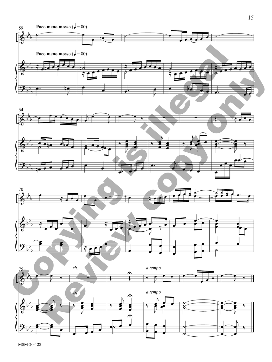Lift Up Your Heads Lift Up Your Heads C Trumpet scores gallery preview page 8