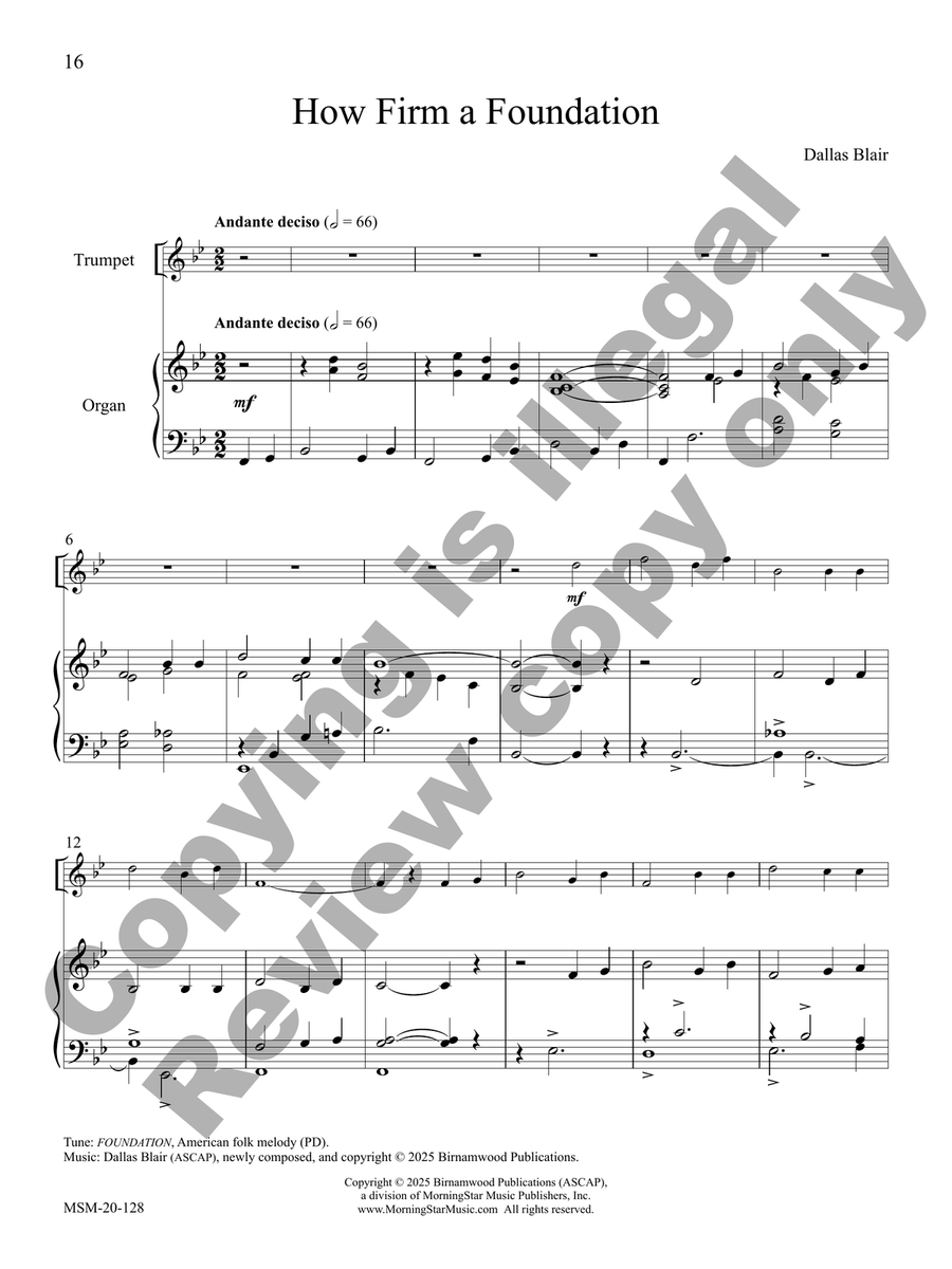 Lift Up Your Heads Lift Up Your Heads C Trumpet scores gallery preview page 9