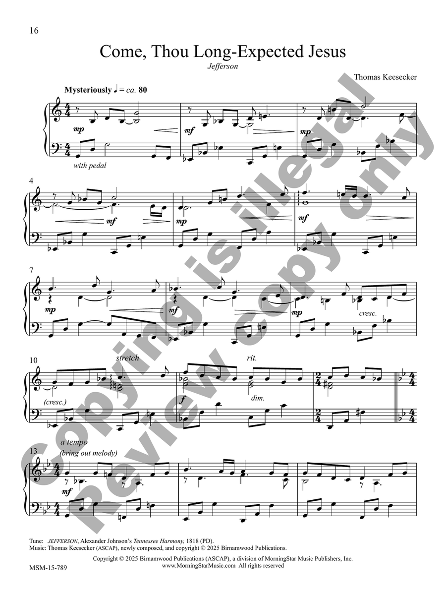 The Snow Lay on the Ground Piano Solo scores gallery preview page 5