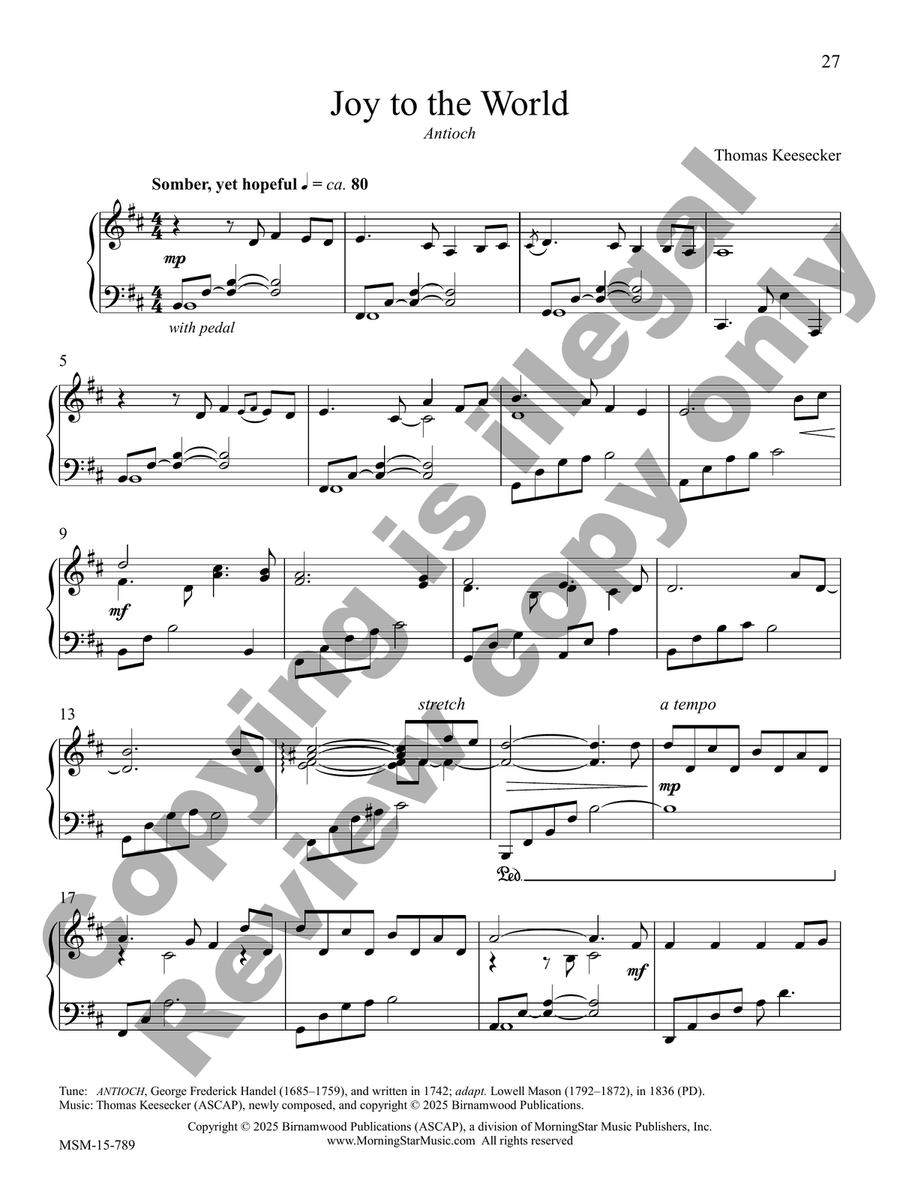 The Snow Lay on the Ground Piano Solo scores gallery preview page 8