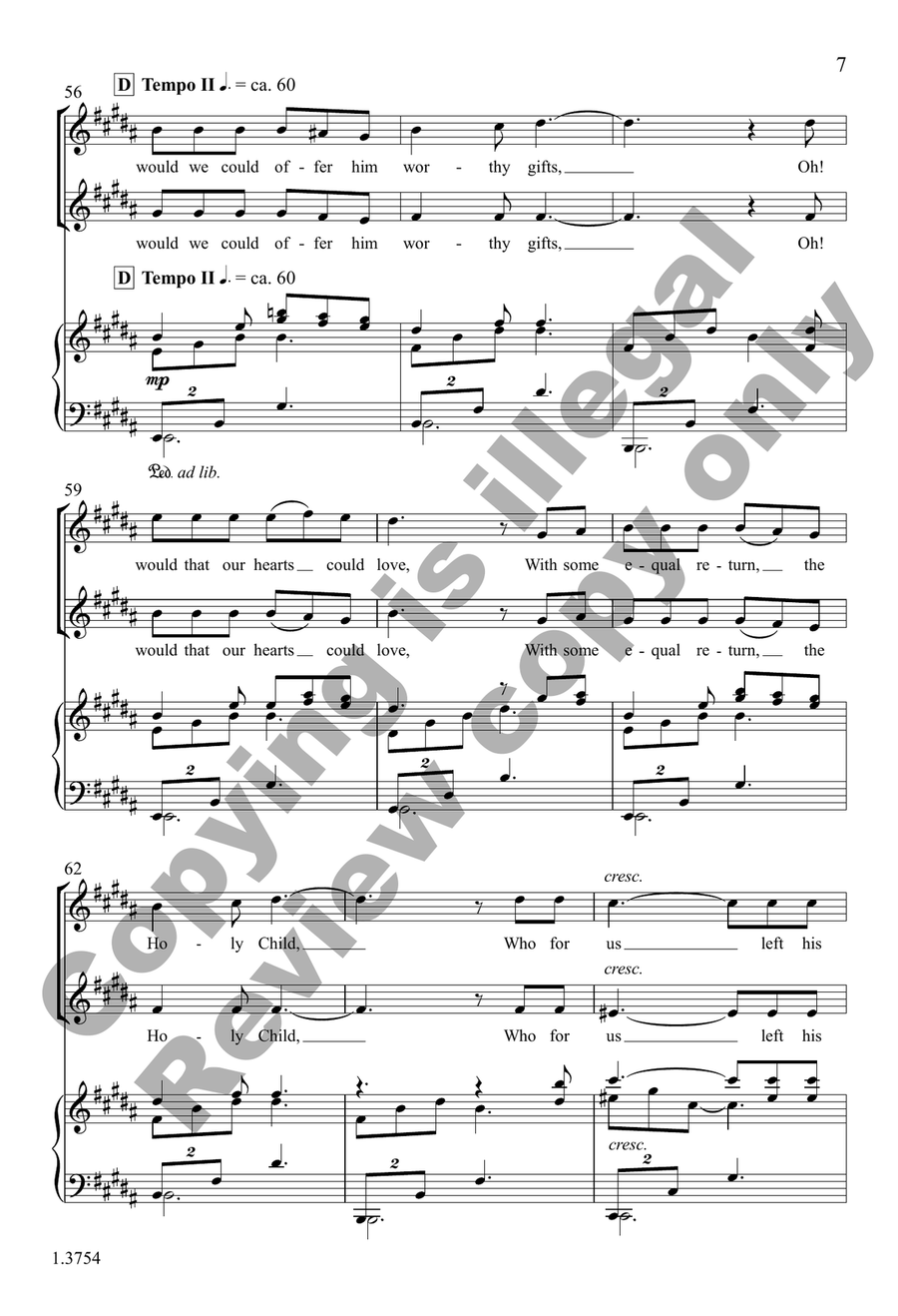 A Carol of Joy A Carol of Joy 3-Part scores gallery preview page 7