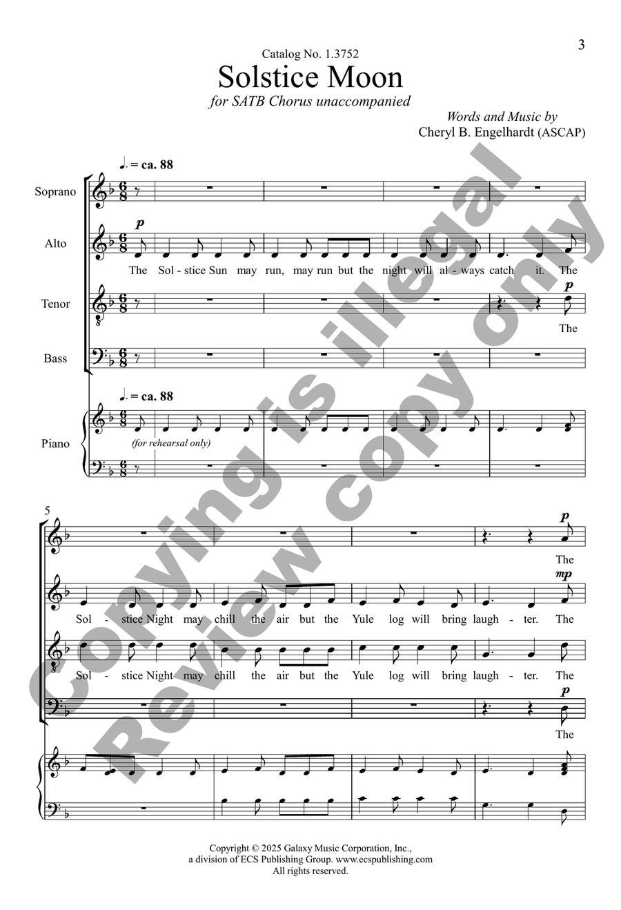 Solstice Moon Solstice Moon 4-Part scores gallery preview page 3