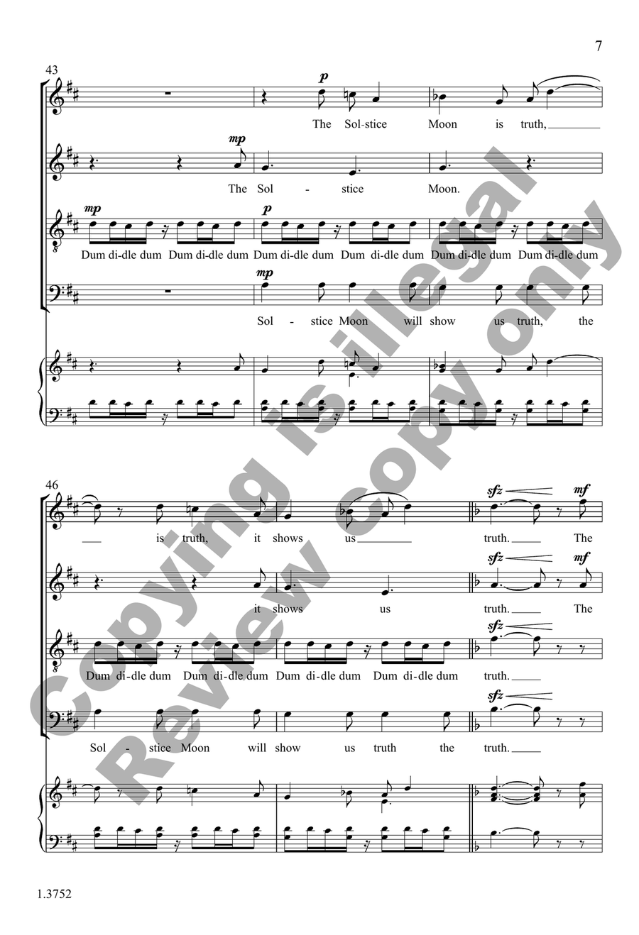 Solstice Moon Solstice Moon 4-Part scores gallery preview page 7