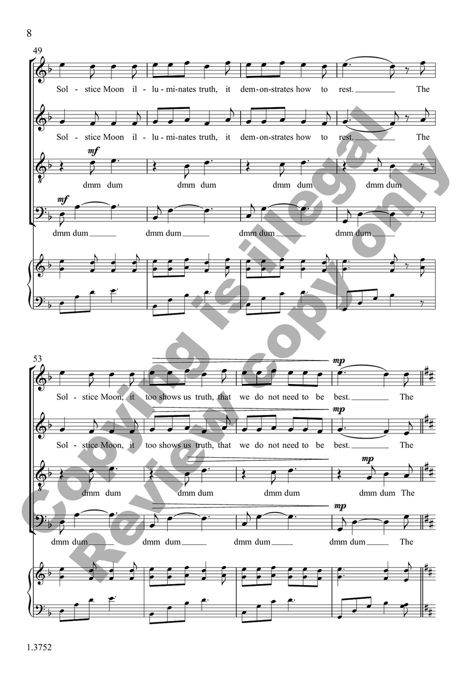 Solstice Moon Solstice Moon 4-Part scores gallery preview page 8