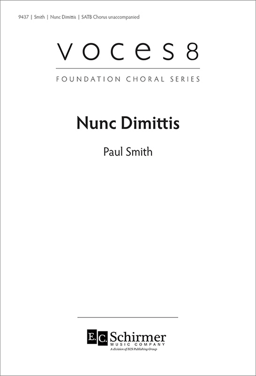 Nunc Dimittis Nunc Dimittis 4-Part scores gallery preview page 1