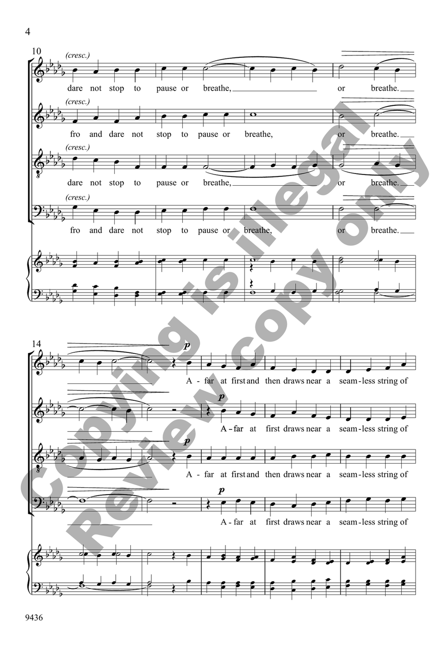 Most Precious Light Most Precious Light 4-Part scores gallery preview page 4