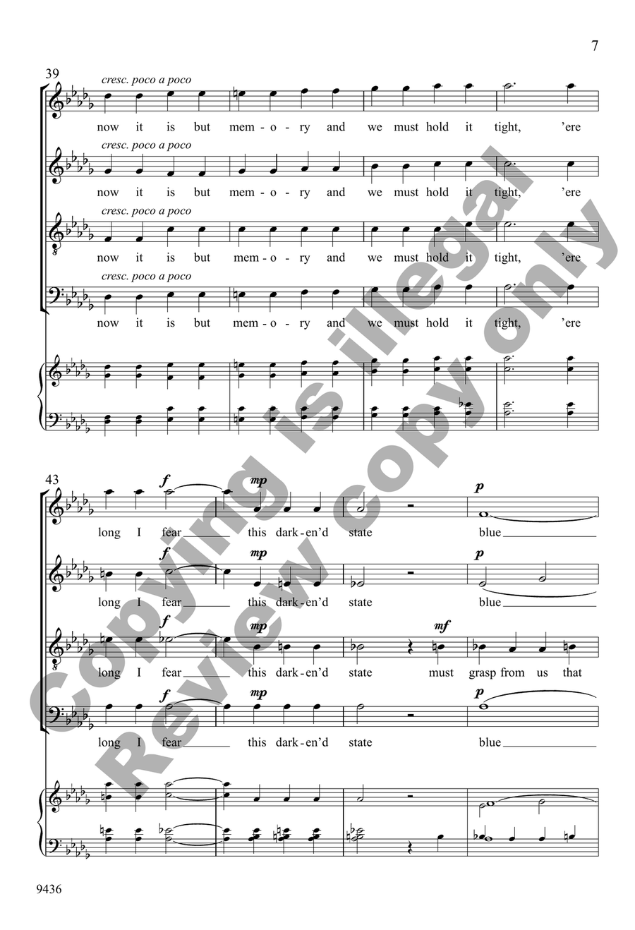 Most Precious Light Most Precious Light 4-Part scores gallery preview page 7