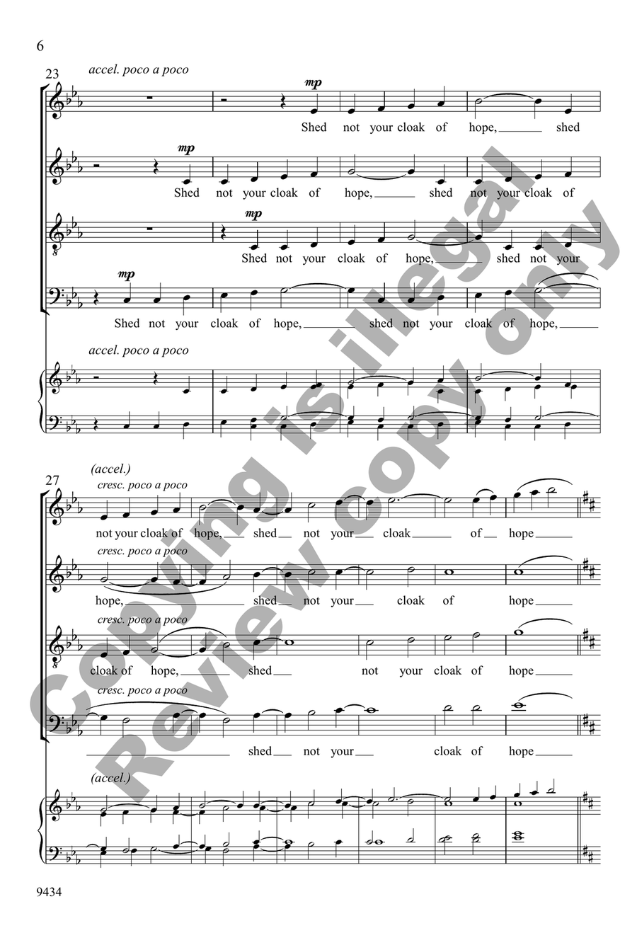 Love Always Within Love Always Within 4-Part scores gallery preview page 6
