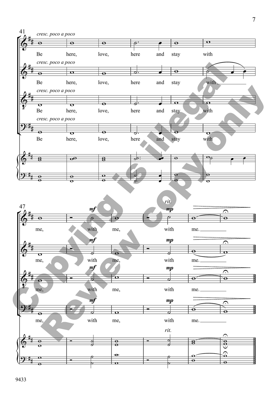 Stay With Me Stay With Me 4-Part scores gallery preview page 7