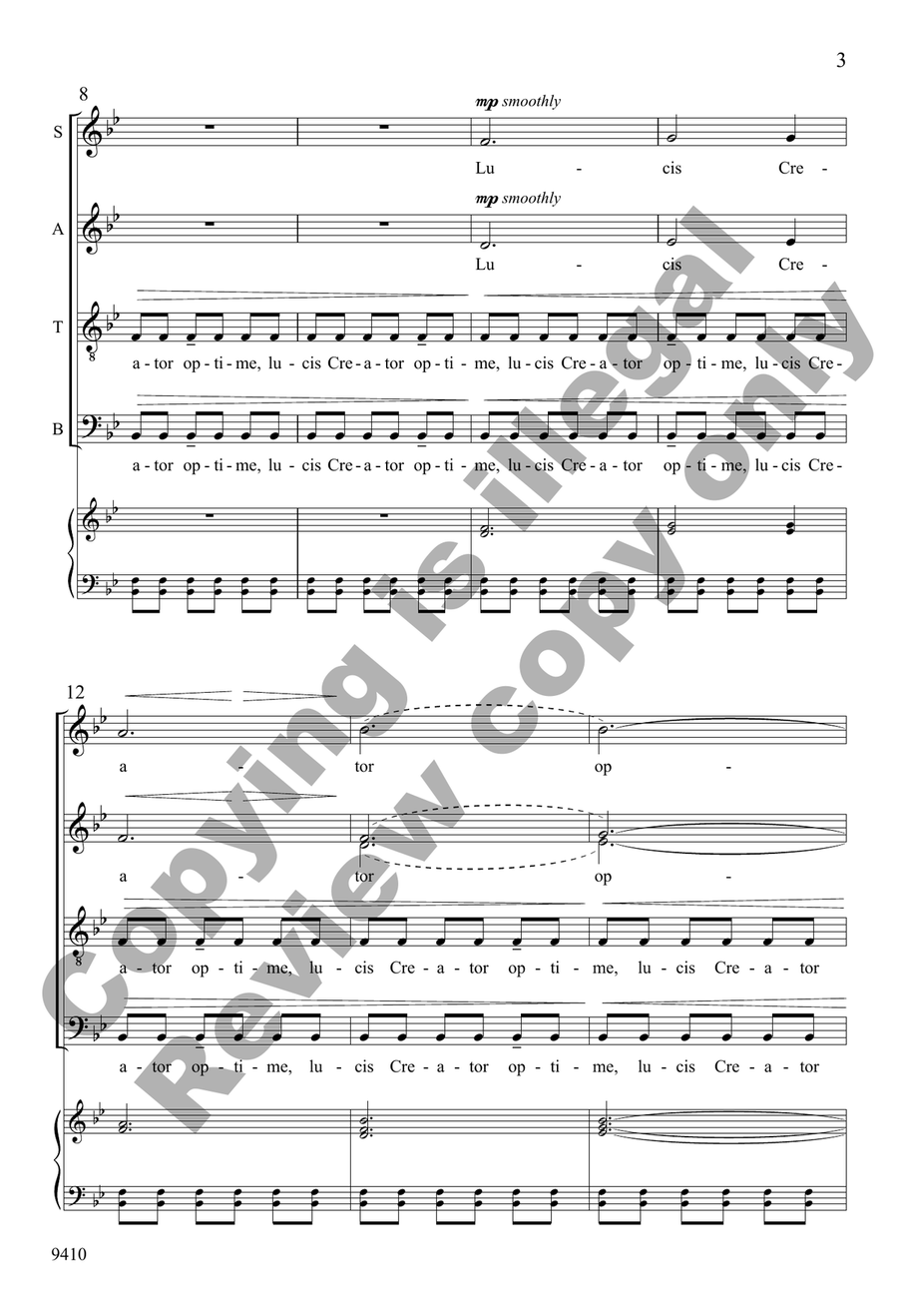 Lucis Creator optime Lucis Creator optime Divisi scores gallery preview page 3