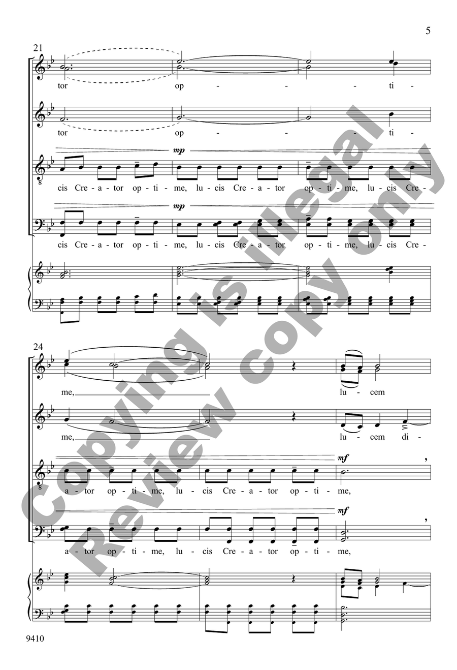 Lucis Creator optime Lucis Creator optime Divisi scores gallery preview page 5