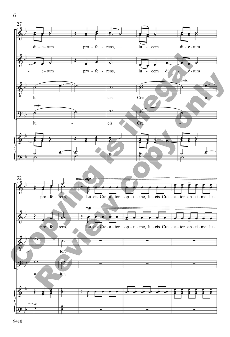 Lucis Creator optime Lucis Creator optime Divisi scores gallery preview page 6