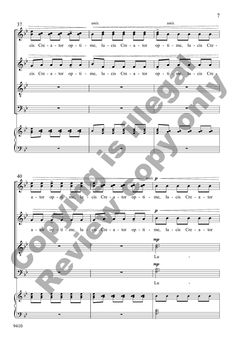Lucis Creator optime Lucis Creator optime Divisi scores gallery preview page 7