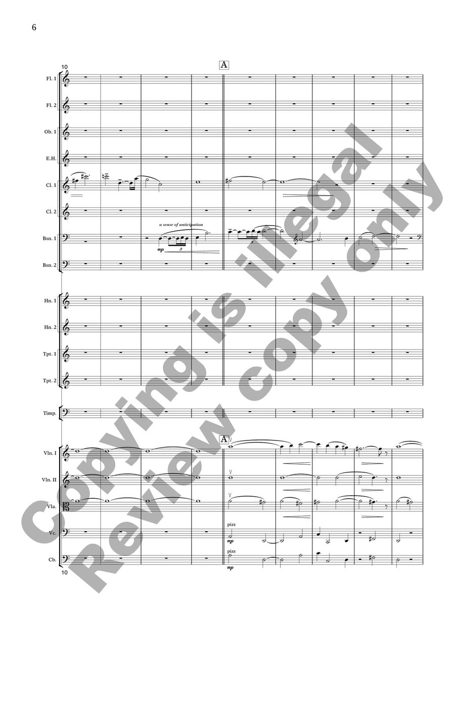 The Great Circle (Additional Full Score) Full Orchestra scores gallery preview page 6
