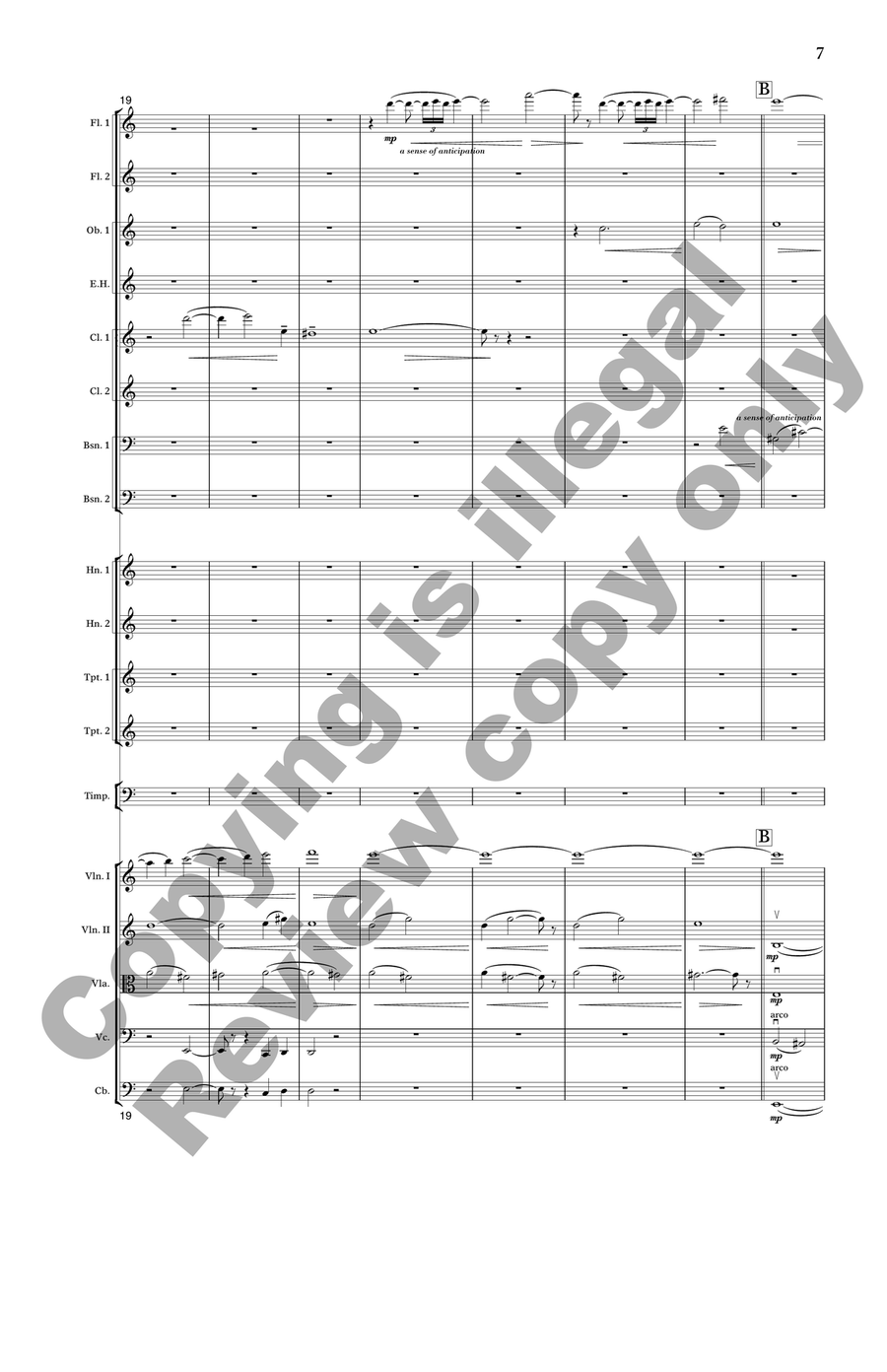 The Great Circle (Additional Full Score) Full Orchestra scores gallery preview page 7