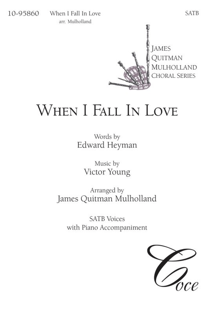 When I Fall In Love When I Fall In Love 4-Part scores gallery preview page 1
