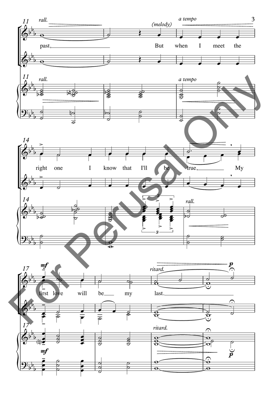 When I Fall In Love When I Fall In Love 4-Part scores gallery preview page 3