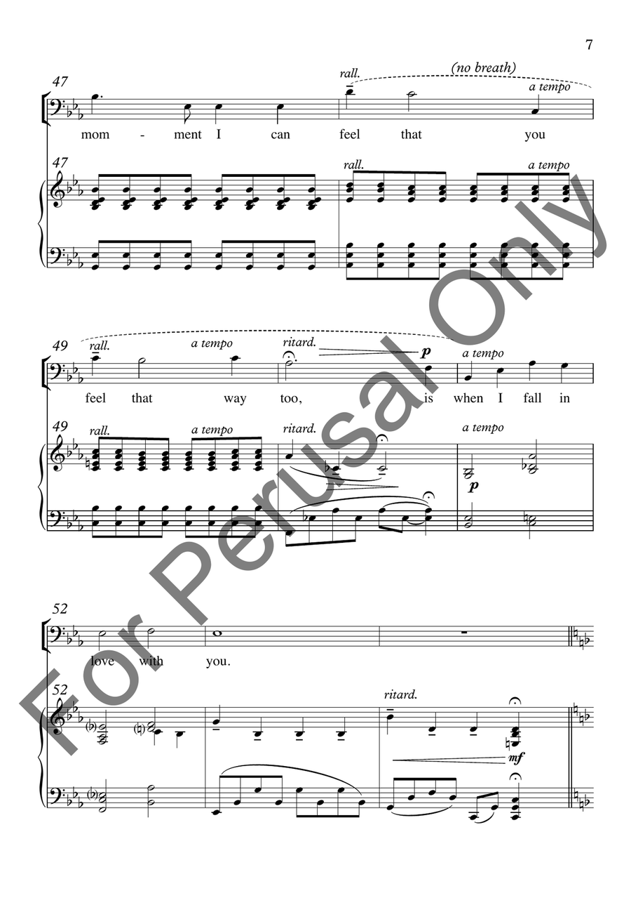When I Fall In Love When I Fall In Love 4-Part scores gallery preview page 7