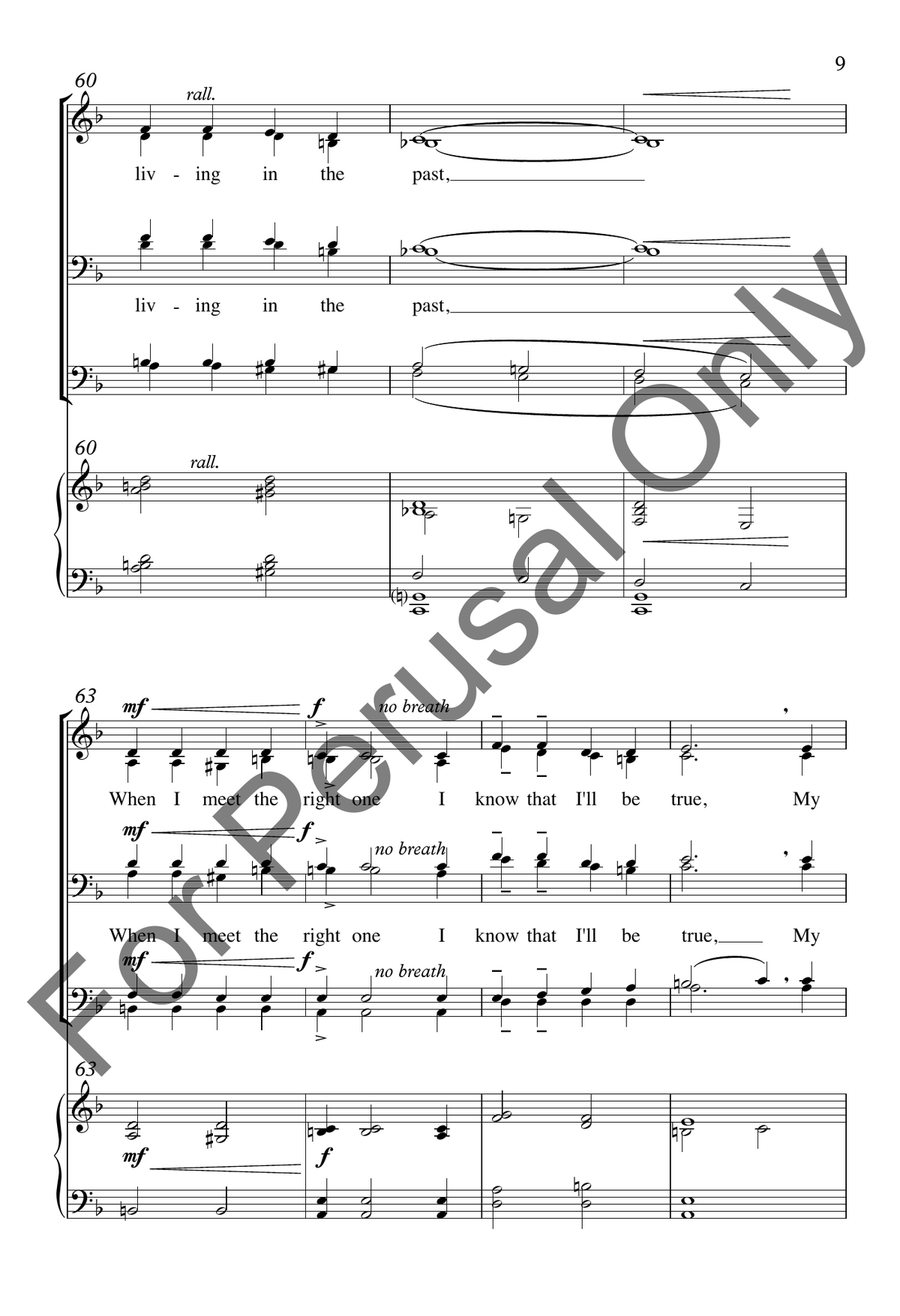 When I Fall In Love When I Fall In Love 4-Part scores gallery preview page 9
