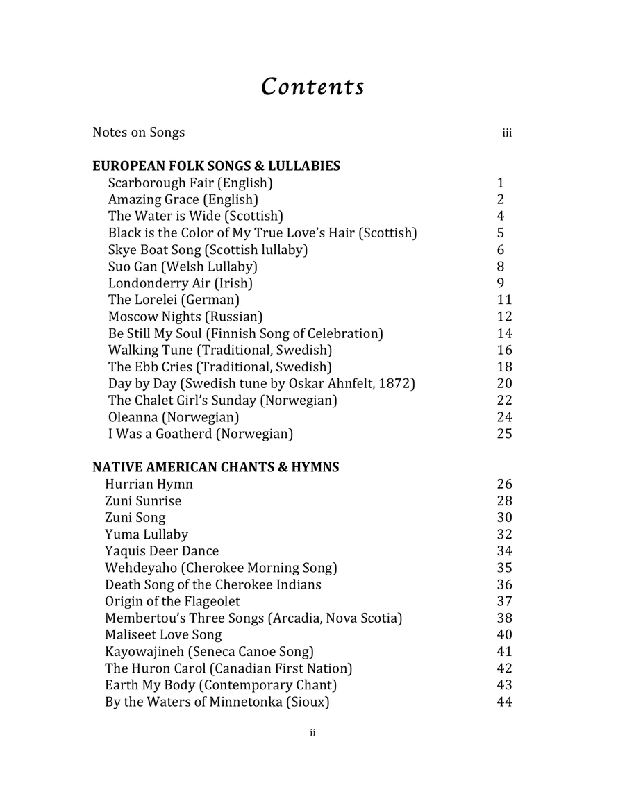 Ethnic Music for Small Harps in C Celtic Harp scores gallery preview page 4