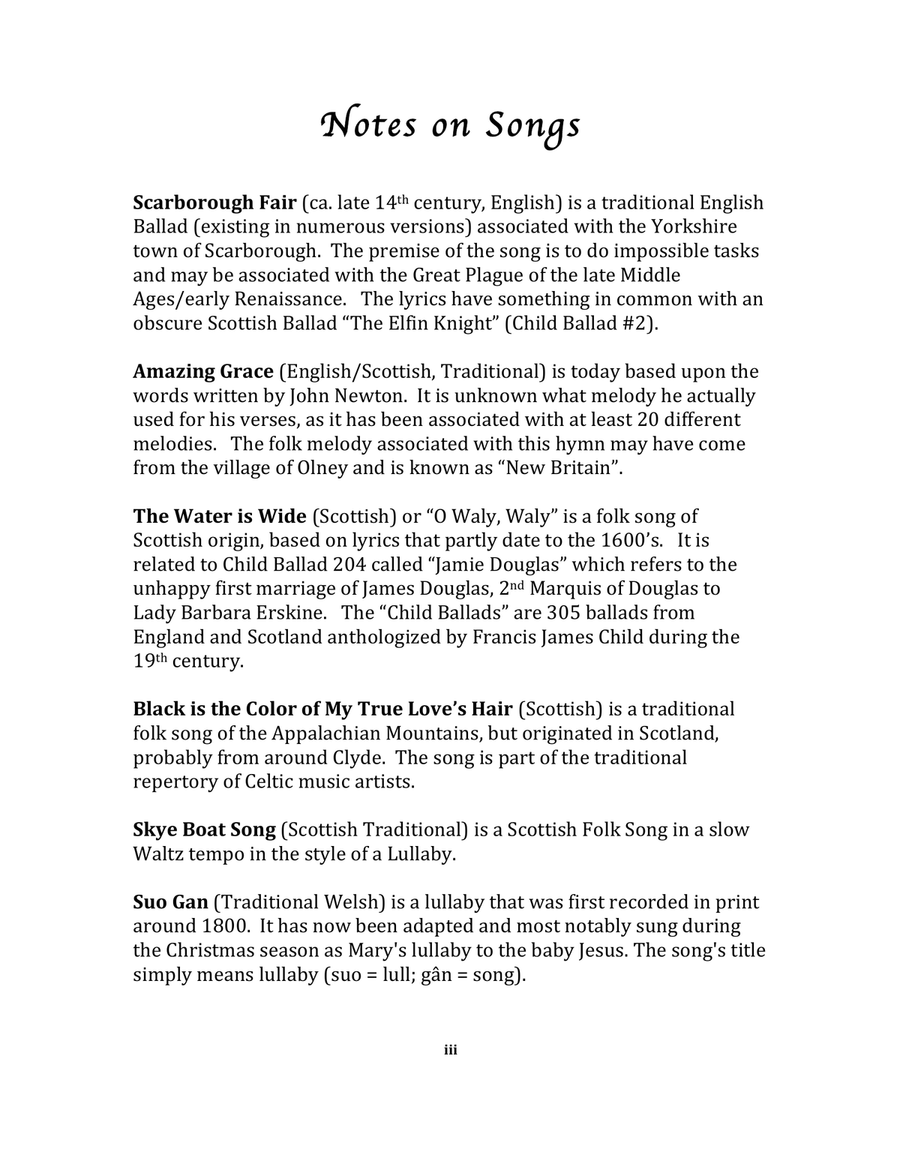 Ethnic Music for Small Harps in C Celtic Harp scores gallery preview page 5