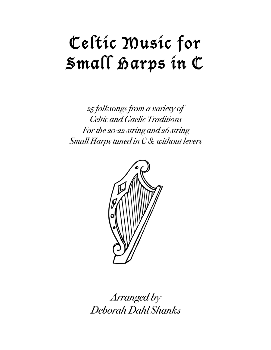 Celtic Music for Small Harps in C Celtic Harp scores gallery preview page 1