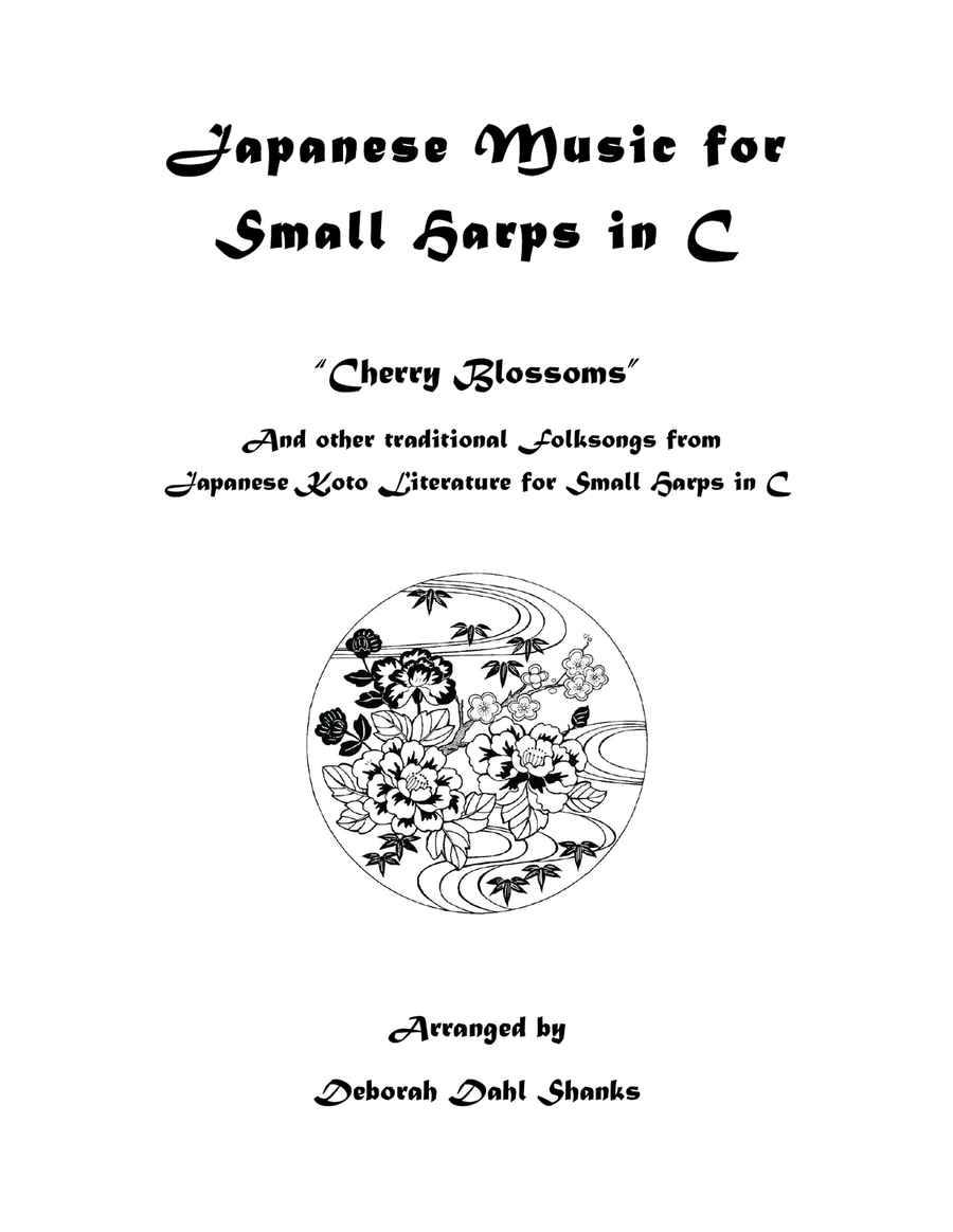 Japanese Music for Small Harps in C Celtic Harp scores gallery preview page 1