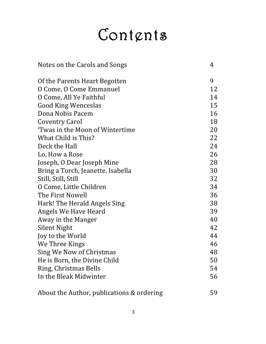 The Best of Christmas for Small Harps in C Celtic Harp scores gallery preview page 4