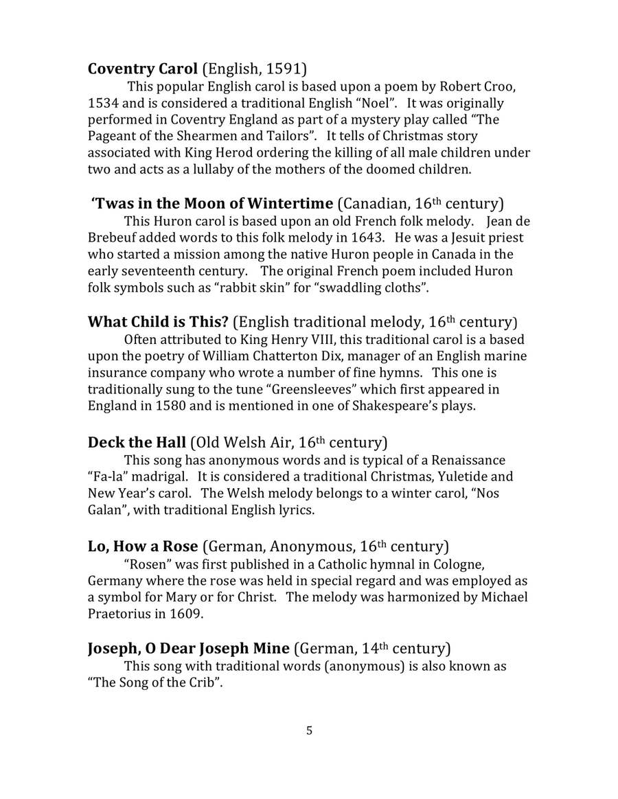 The Best of Christmas for Small Harps in C Celtic Harp scores gallery preview page 6
