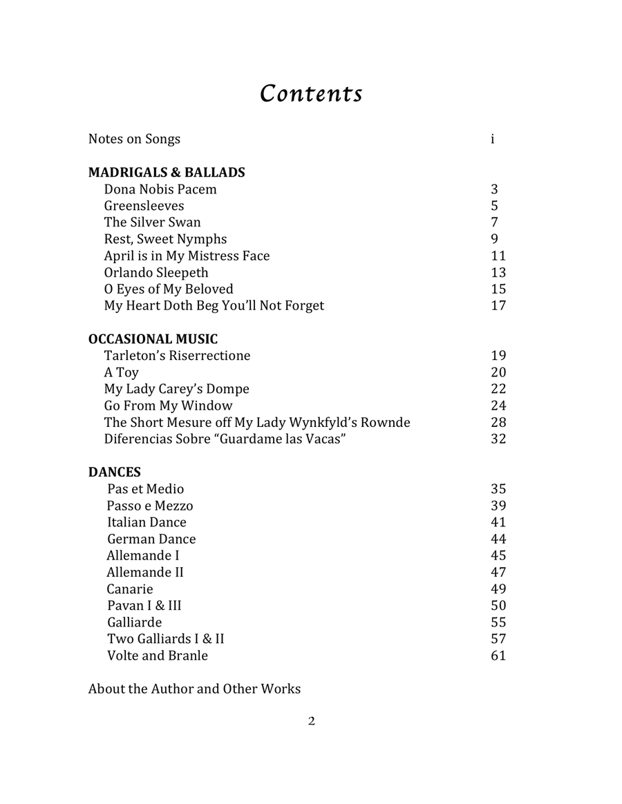 Renaissance Music for Small Harps in C Celtic Harp scores gallery preview page 4