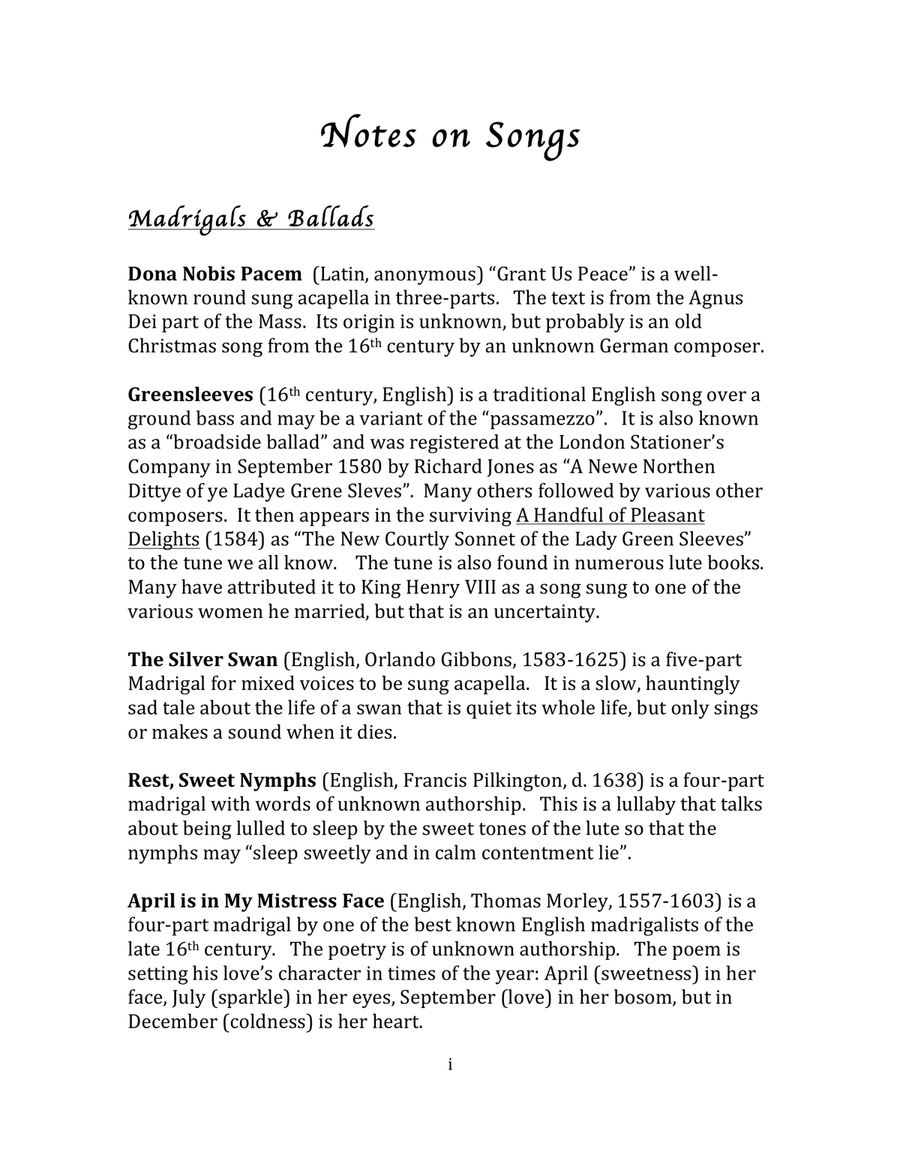 Renaissance Music for Small Harps in C Celtic Harp scores gallery preview page 5