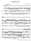 Sonata BWV 1032 for Woodwind Quartet